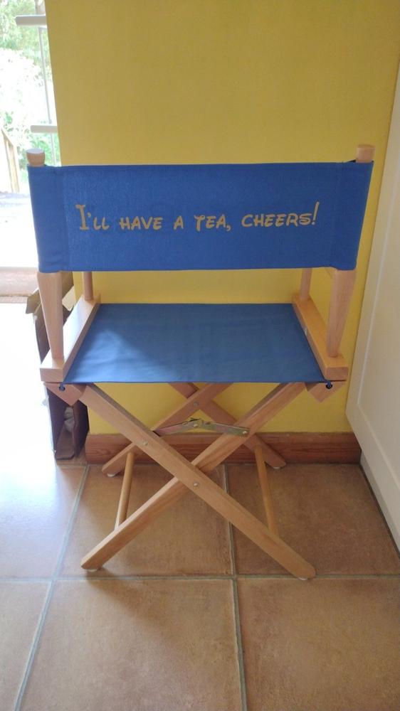 Premium Director Chair - Customer Photo From Halls, K.