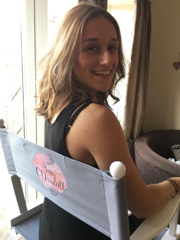 Pro Makeup Directors Chair - Customer Photo From Clare O.
