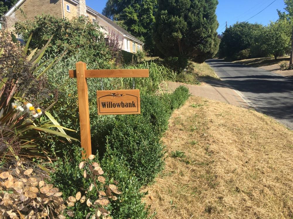 Gallows Sign Bracket and Large Double Sided Sign - Customer Photo From Anonymous