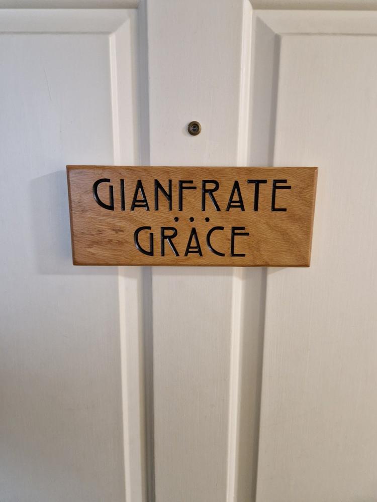 Small House Sign 265 x 110mm - Customer Photo From Nichole G.
