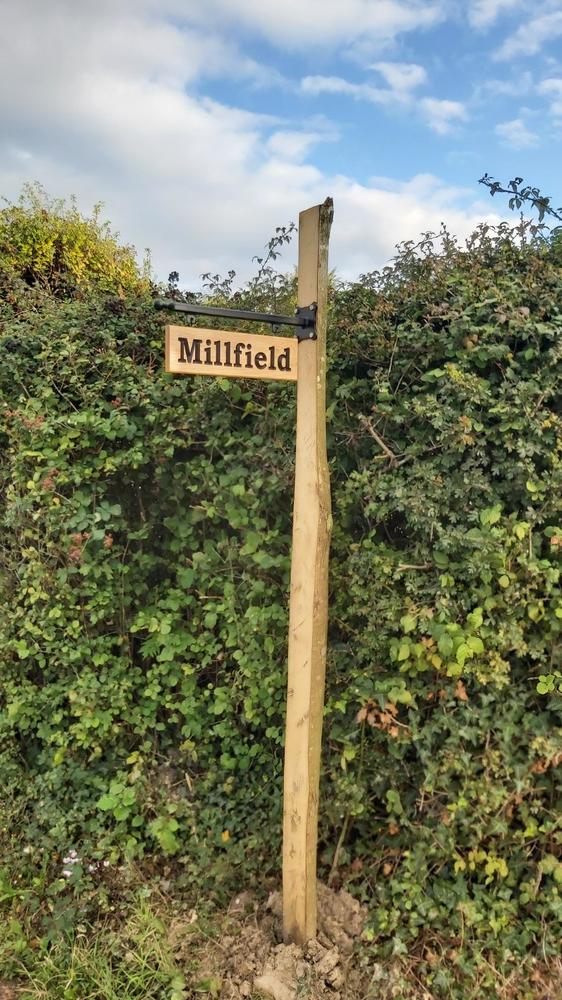 Long Thin House Sign 380 x 110mm - Customer Photo From Charlie Reed