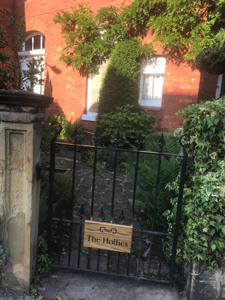 Large House Sign 380 x 220mm - Slightly larger than an A4 sheet of paper - Customer Photo From Anonymous