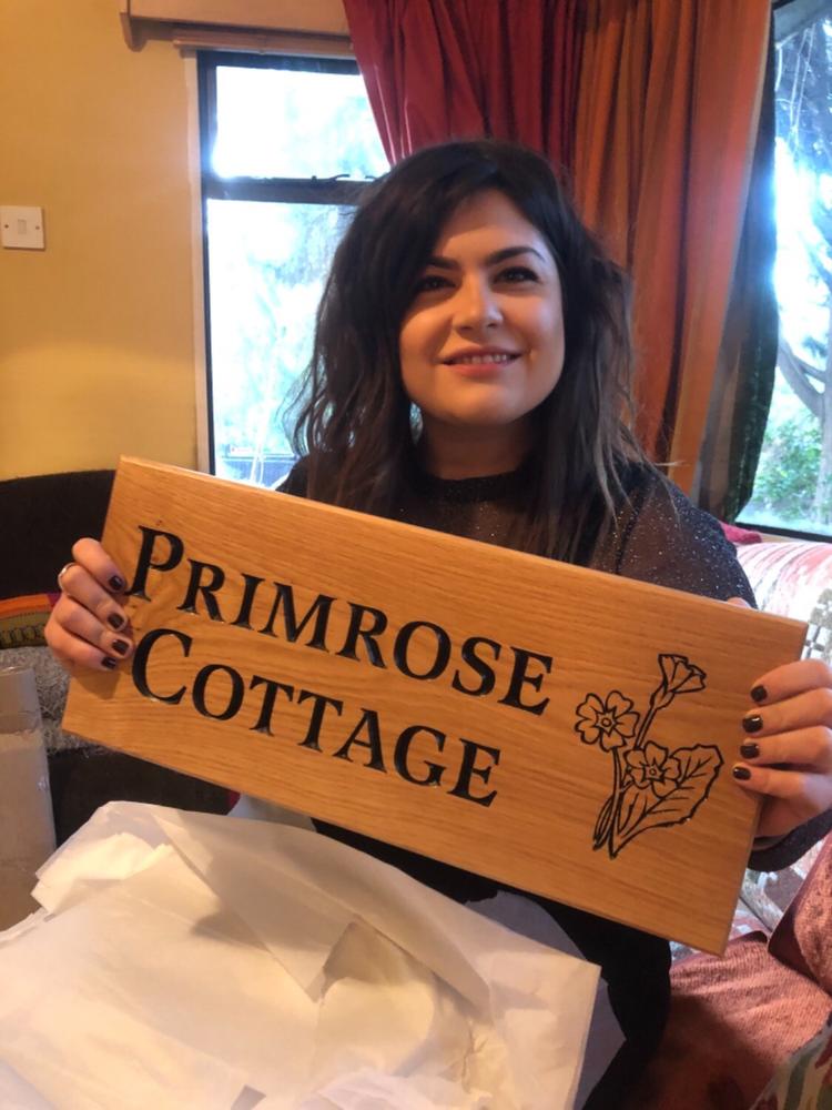 Extra Large House Sign 500 x 220mm - Customer Photo From Martin Noble