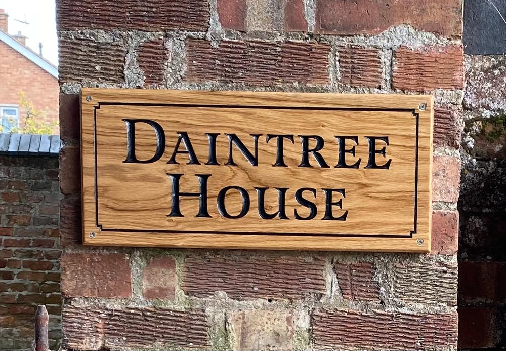 Extra Large House Sign 500 x 220mm - Customer Photo From Hayley K.