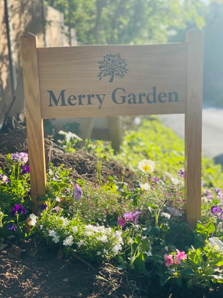 Medium Ladder Sign 500 x 220mm - Posts 45 x 45 x 915mm - Customer Photo From Anonymous