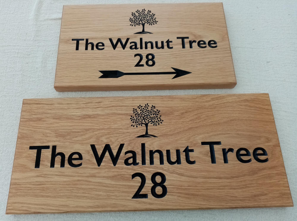 House Number Sign - Large - 380 x 220mm - Customer Photo From Barbara Yates-Alviani