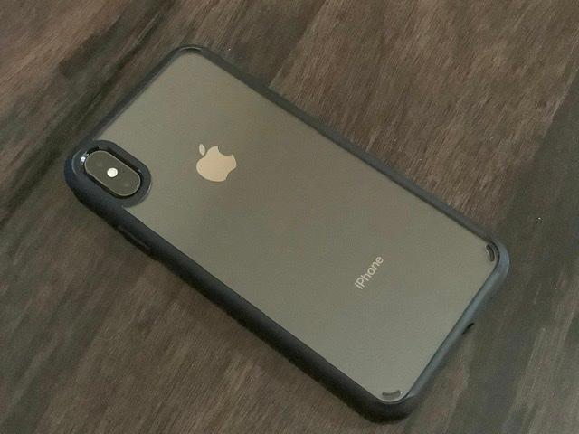Spigen iPhone XS Max Case Ultra Hybrid Matte Black (Ver.2) 065CS25128 - Customer Photo From Umar Ali