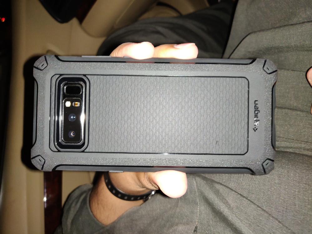 Samsung Galaxy Note 8 Spigen Extra Rugged Armor Case - Black - 587CS21833 - Customer Photo From Yousuf Pathan