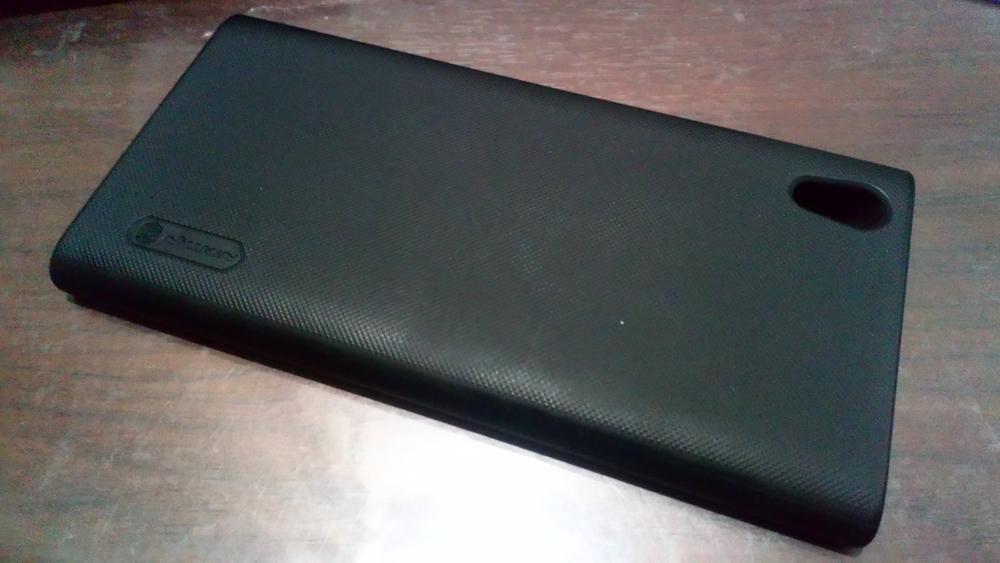 Sony Xperia L1 Frosted Shield Hard Back Cover by Nillkin - Black - Customer Photo From Raza Khalid
