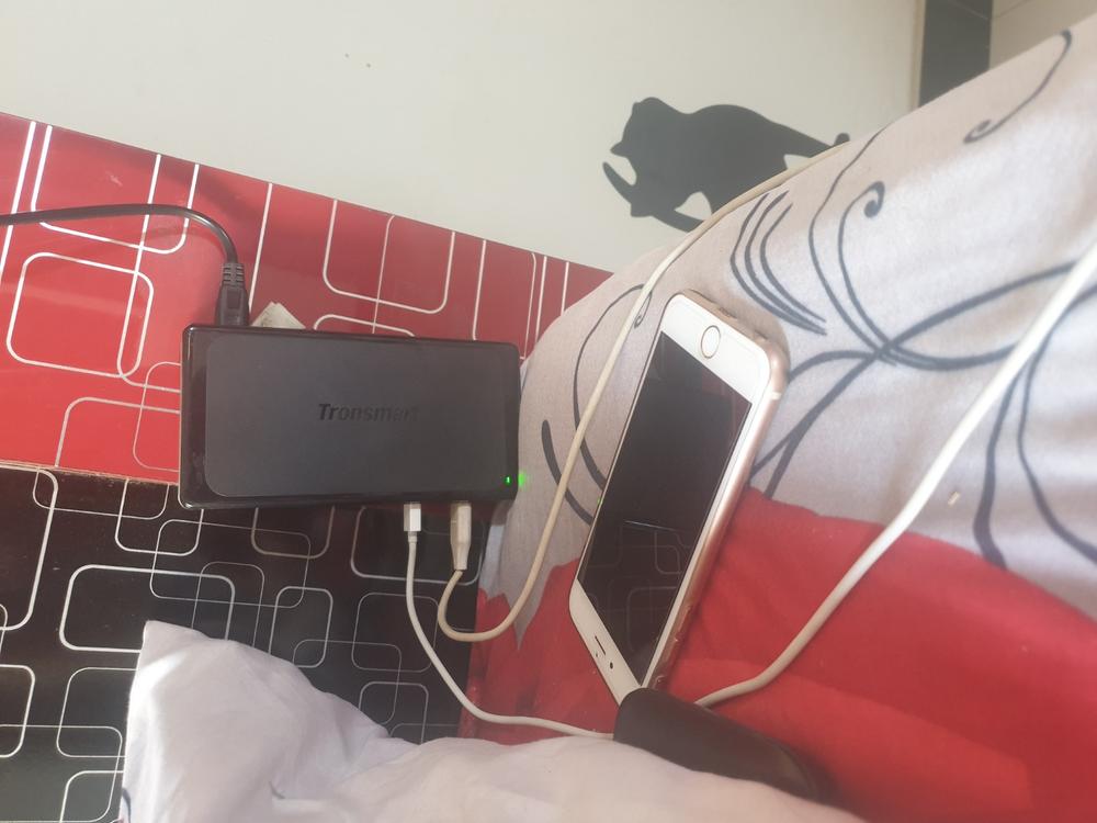Tronsmart Titan Plus 5 Port Charger with QuickCharge 3.0 90W Power Output - U5TF - Black - Customer Photo From Muhammad F.