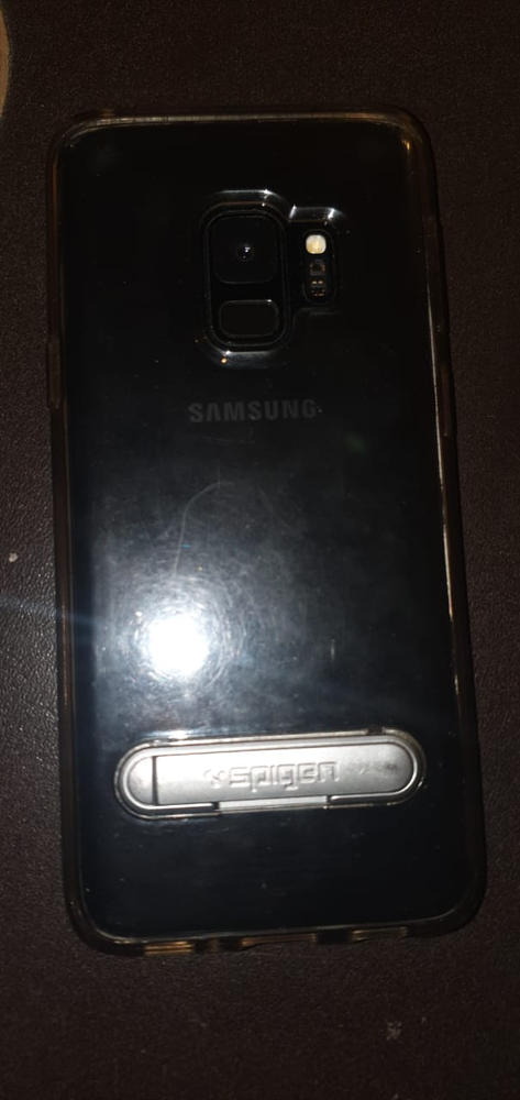 Samsung Galaxy S9 Spigen Ultra Hybrid S Case - Crystal Clear - Customer Photo From Taha 