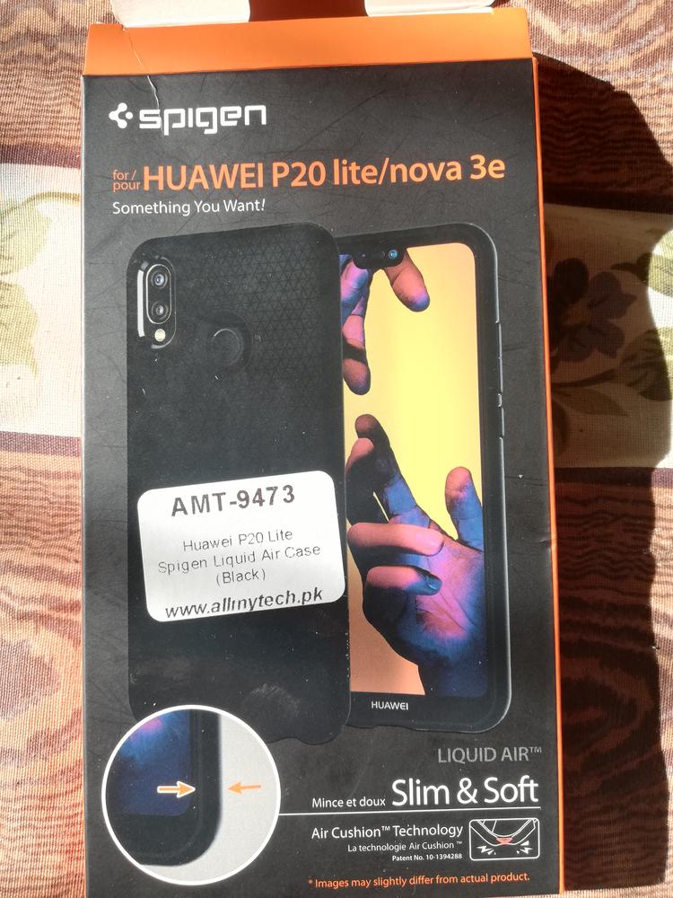 Huawei P20 Lite Spigen Liquid Air Case - Black - Customer Photo From Furkan