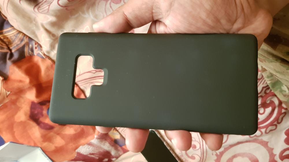 Samsung Note 9 Frosted Shield Back Cover (with FREE Screen Protector) by Nillkin - Black - Customer Photo From Maj H.