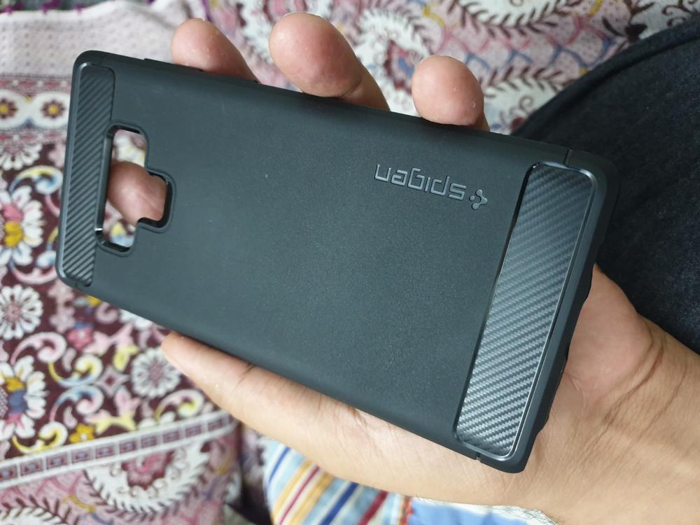 Samsung Galaxy Note 9 Spigen Rugged Armor Case - Matte Black. - Customer Photo From Gul Ahmed