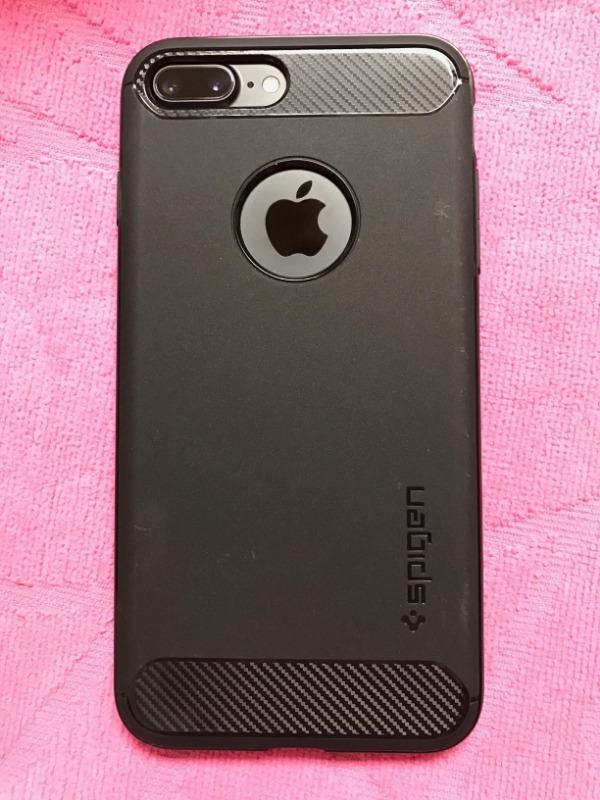 Apple iPhone 7 Plus / 8 Plus Spigen Rugged Armor Case � Black - Customer Photo From Amazon Imports