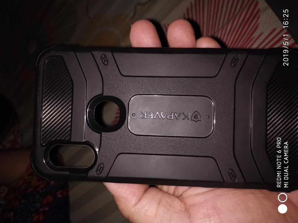 Redmi Note 6 Pro Rugged Case by KAPAVER - Customer Photo From Mazhar M.