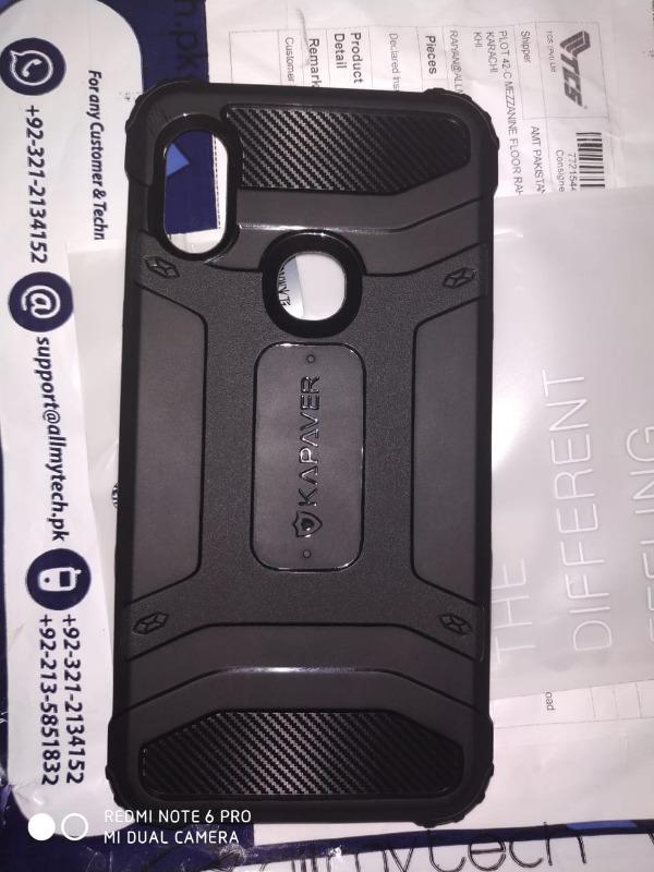 Redmi Note 6 Pro Rugged Case by KAPAVER - Customer Photo From Tayyab Lateef