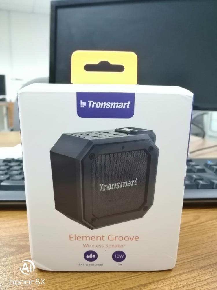 Element Groove Compact Waterproof Bluetooth Speaker by Tronsmart - Black - Customer Photo From Umer M.