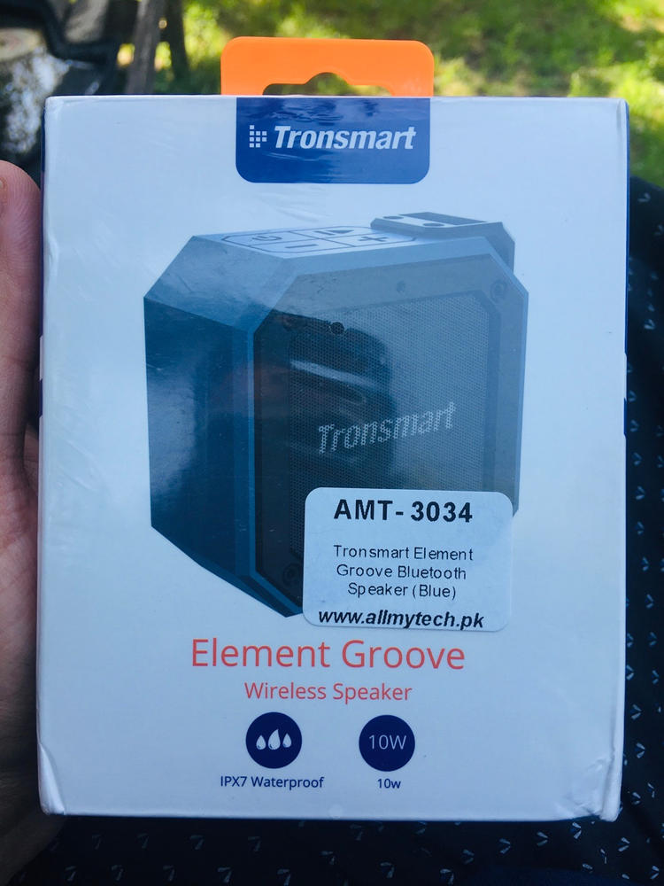 Element Groove Compact Waterproof Bluetooth Speaker by Tronsmart - Blue - Customer Photo From Hasan Masud