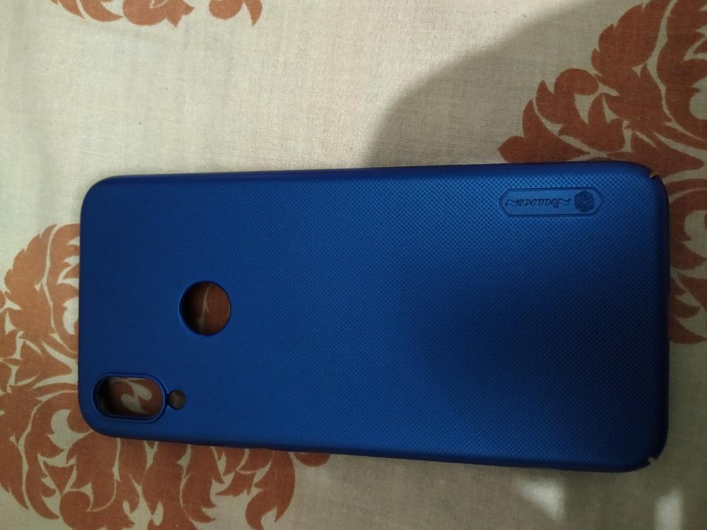 Redmi Note 7 / Redmi Note 7 Pro Frosted Shield Hard Cover by Nillkin - Peacock Blue - Customer Photo From Muhammad Z.