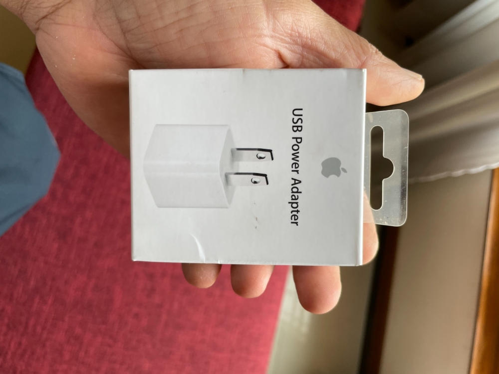 Apple 5W USB Power Adapter for iPhone - MD810LLA - Customer Photo From Kashif Kalim