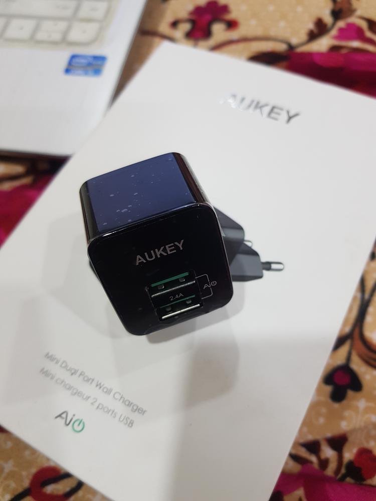 Aukey Mini Dual Port Wall Charger - PA-U32 - Customer Photo From Muhammad Bilal