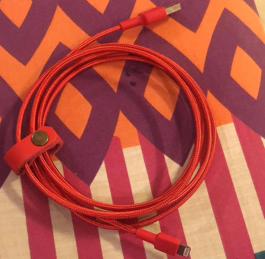 Aukey Braided Nylon MFI Lightning Cable - 2m/6.6ft - CB-BAL4 - Customer Photo From Muhammad Ahmad Khan