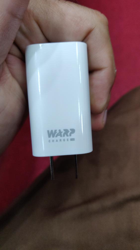 Warp Charge 30 Wall Charger by OnePlus - US Plug - Customer Photo From Irfan Khan