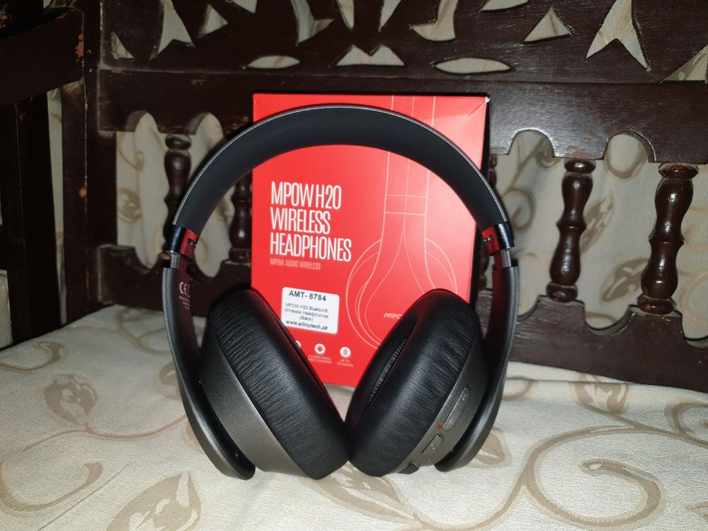 Mpow H20 Bluetooth 5.0 30 hour Playing Time Hi-Fi Deep Bass Wireless Headphones - Customer Photo From Aman F.