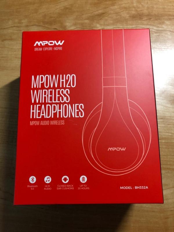 Mpow H20 Bluetooth 5.0 30 hour Playing Time Hi-Fi Deep Bass Wireless Headphones - Customer Photo From Amazon Imports