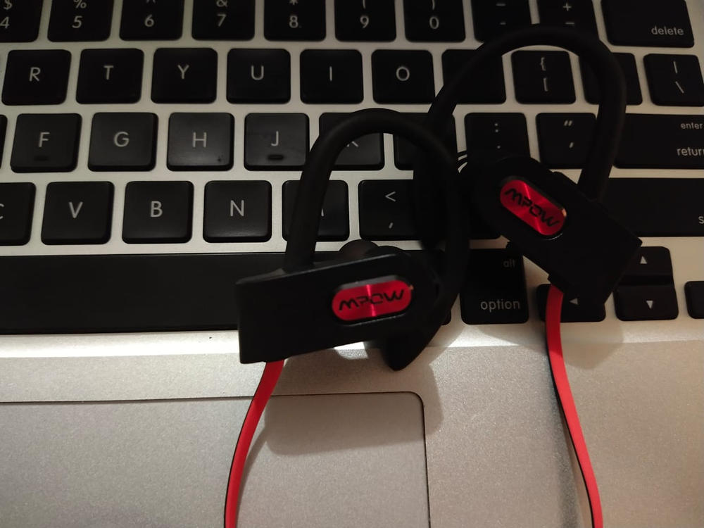 Flame 2 Bluetooth Earphones Sports Water Resistant by MPOW - Red - Customer Photo From Fatima Maan