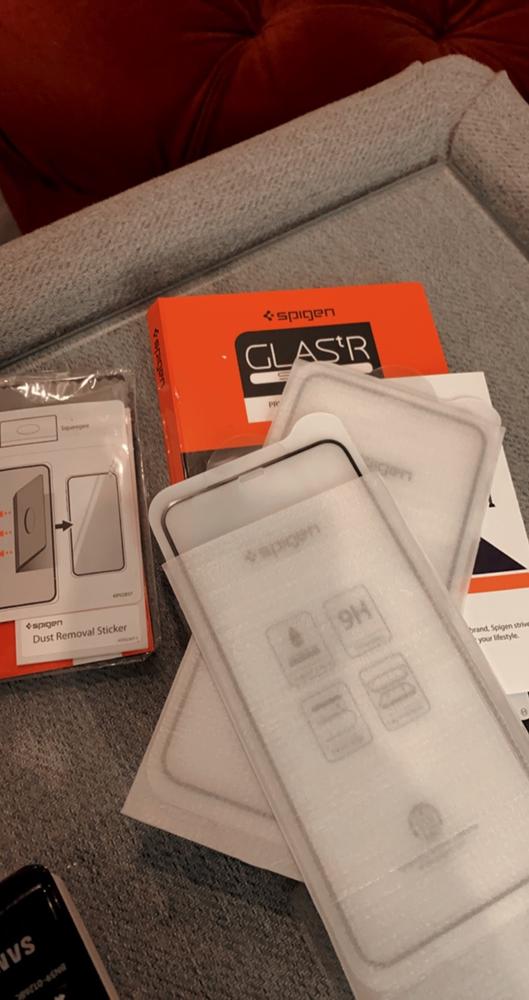 iPhone 11 Pro Max / iPhone XS Max Screen Protector GLAS.tR Slim Full Cover - 2 PACK - 065GL25103 - Customer Photo From Usman
