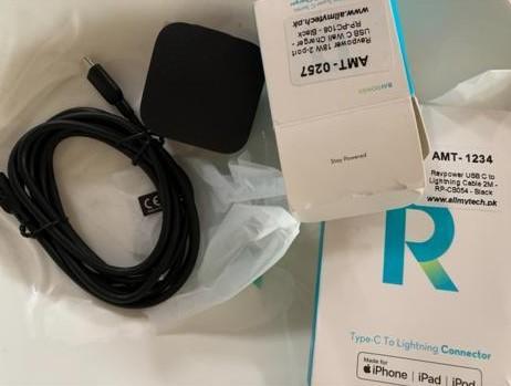 18 W USB C Power Delivery Charger & Quick Charge 3.0 Dual Port Wall Charger by RAVPower - US Foldable Plug - Black - RP-PC108 - Customer Photo From Usman Khalid