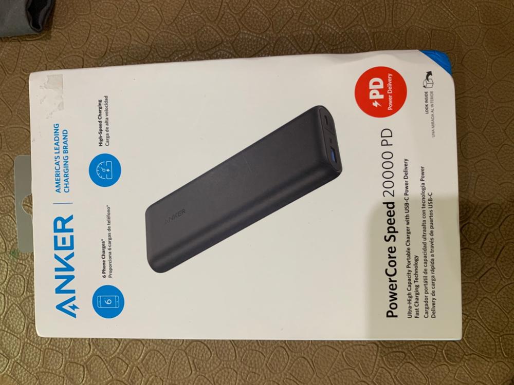 Anker PowerCore Speed 20000 PD Power Bank - A1275H11 - Customer Photo From Nouman M.
