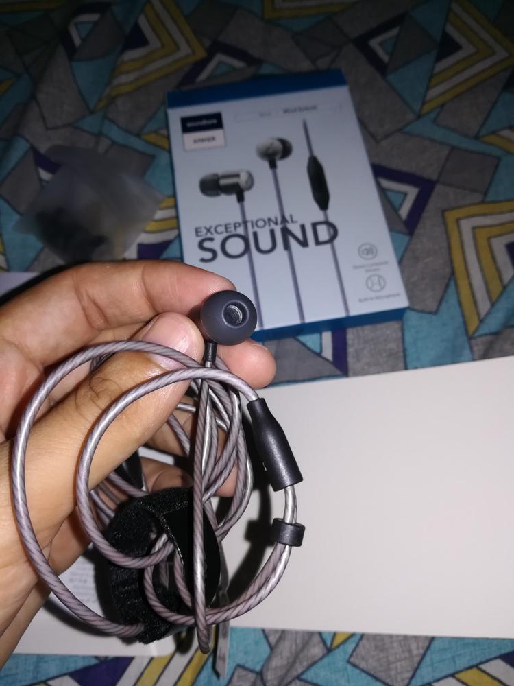 Anker Soundbuds Verve Built-In Microphone - Black/Gray - A3801YF2 - Customer Photo From Ali Shehroze