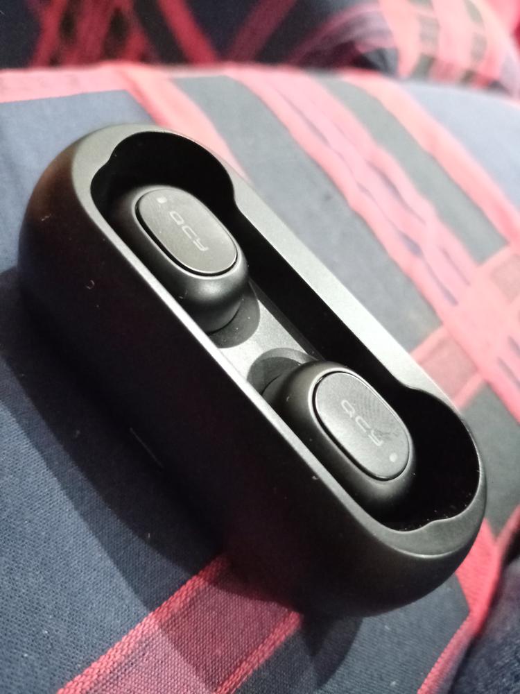 T1C Upgraded True Wireless Earbuds Bluetooth 5.0 by QCY - Black - Customer Photo From Mirza hammad