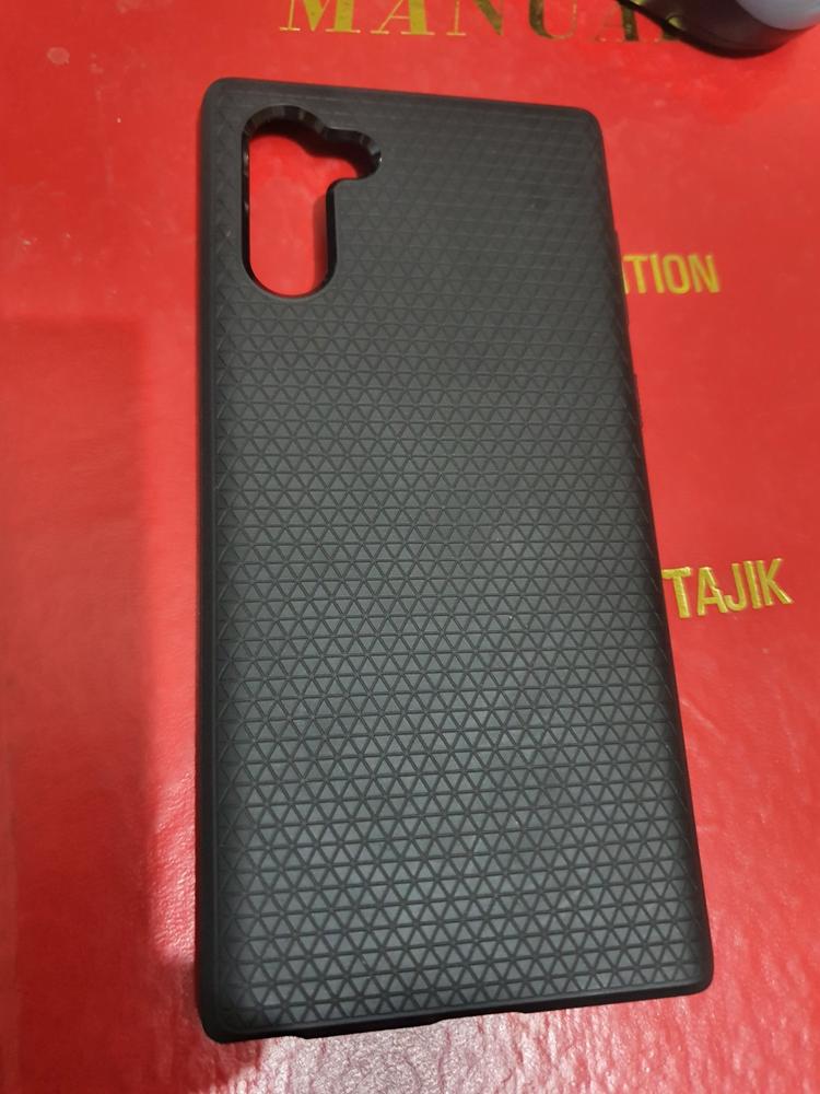 Galaxy Note 10 Case Liquid Air - Matte Black - 628CS27373 - Customer Photo From Naveed Akbar Khan