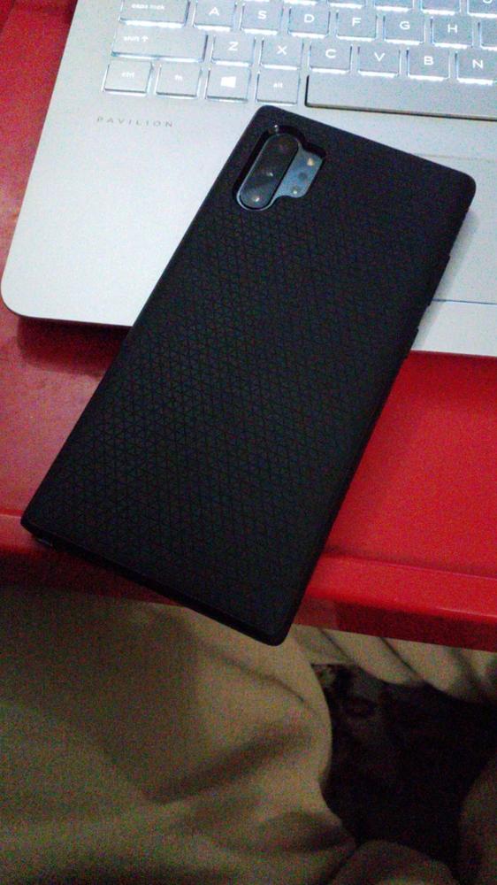 Galaxy Note 10 Plus Case Liquid Air - Matte Black - 627CS27330 - Customer Photo From Aurangzeb M.