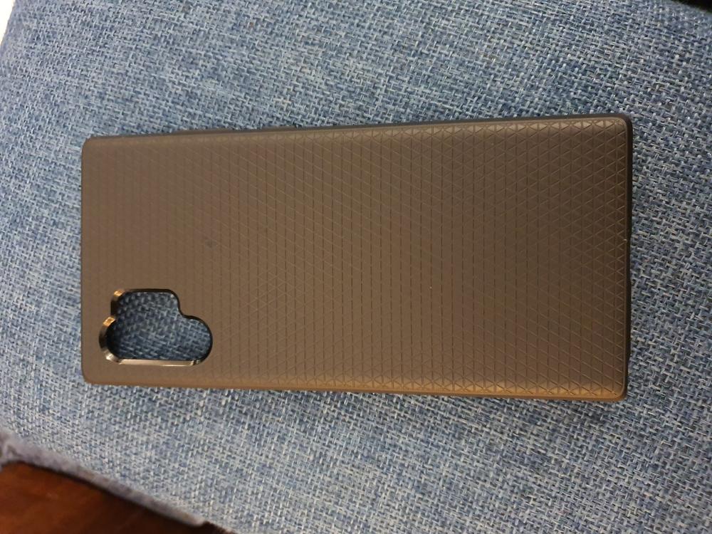 Galaxy Note 10 Plus Case Liquid Air - Matte Black - 627CS27330 - Customer Photo From Hasan Zahur