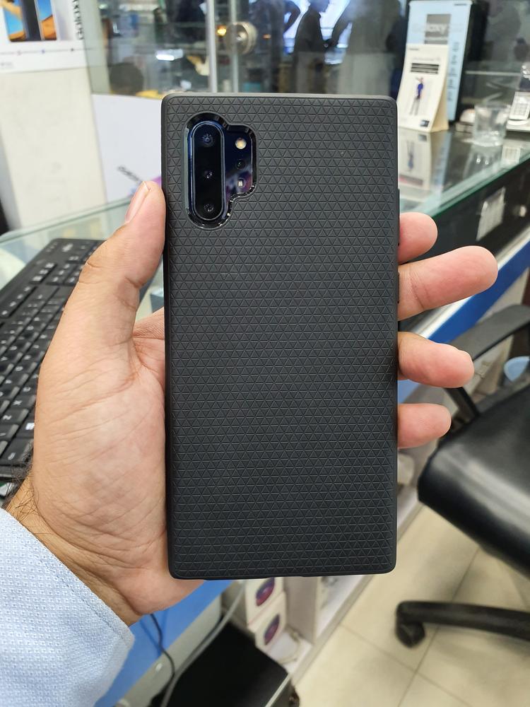 Galaxy Note 10 Plus Case Liquid Air - Matte Black - 627CS27330 - Customer Photo From Qasim Malik 
