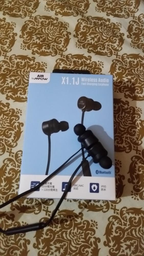 Air by MPOW Upgraded Bluetooth Earphones BT 5.0 Sports Earbuds Magnetic Design - Customer Photo From Wadeed Siddiqui