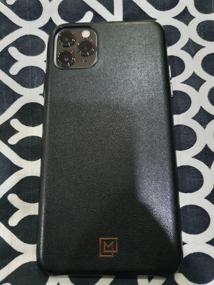 iPhone 11 Pro Max Case La Manon câlin Chic Black (Leather Case) 075CS27064 - Customer Photo From Haider Iqbal