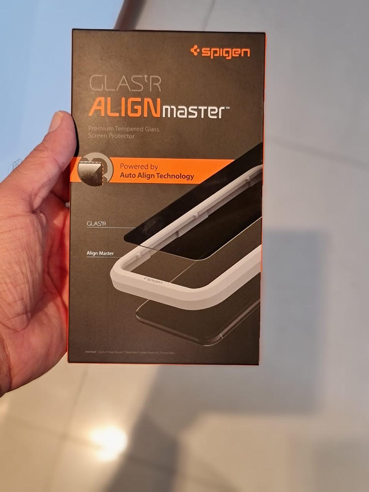 iPhone 11 Pro / iPhone XS / iPhone X Align Master Screen Protector FC Black AGL00114 - Customer Photo From Kashif Kalim