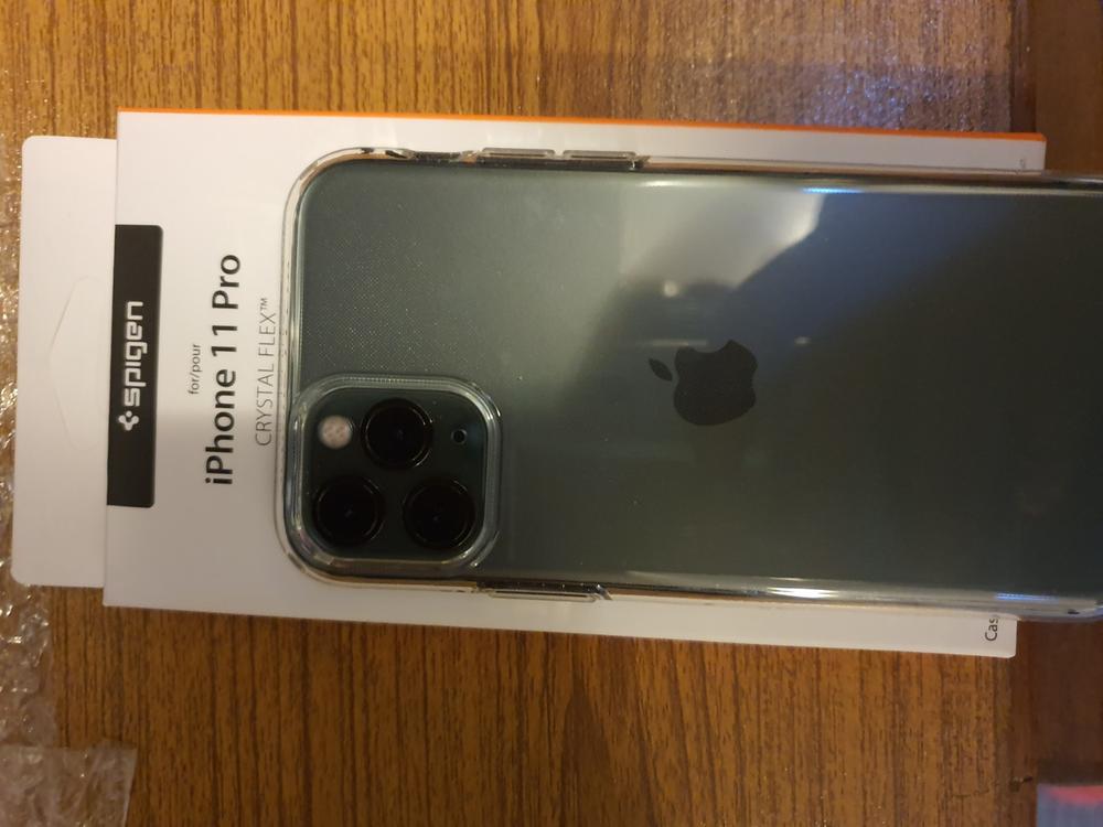 iPhone 11 Pro Crystal Flex Case by Spigen Crystal Clear 077CS27096 - Customer Photo From Kashif Kalim