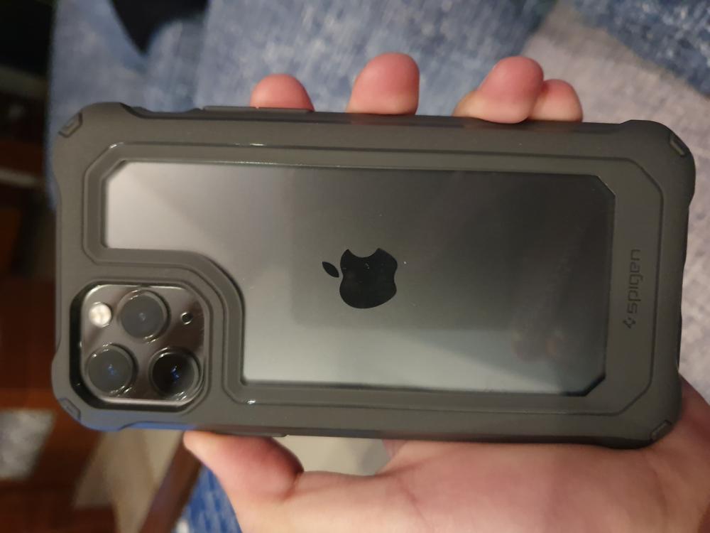iPhone 11 Pro Gauntlet Super Tough Case by Spigen Gunmetal 077CS27516 - Customer Photo From Hamza Shabbir