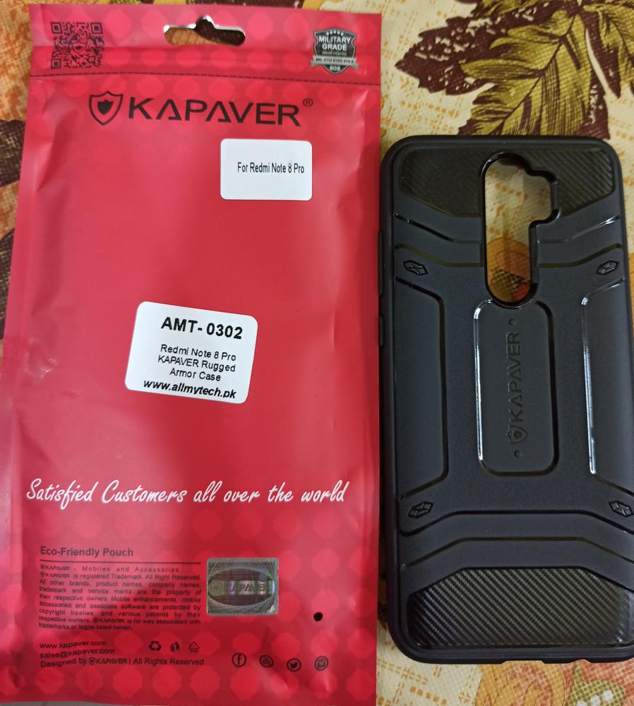 Redmi Note 8 Pro Rugged Case by KAPAVER - Customer Photo From Farrukh