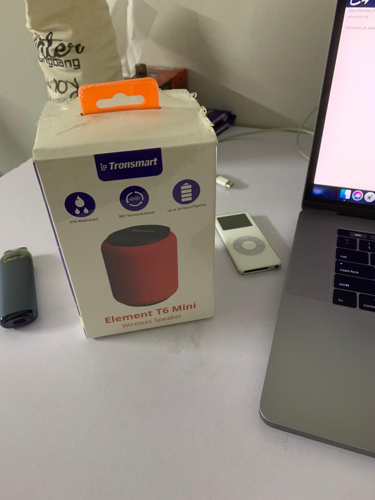 Tronsmart Element T6 Mini Bluetooth Wireless Speaker - Red - Customer Photo From Beburg Balouch