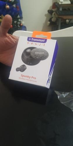 Tronsmart Encore Spunky Pro True Wireless Earphones with Wireless Charging Box - Black - Customer Photo From Tahir Majeed