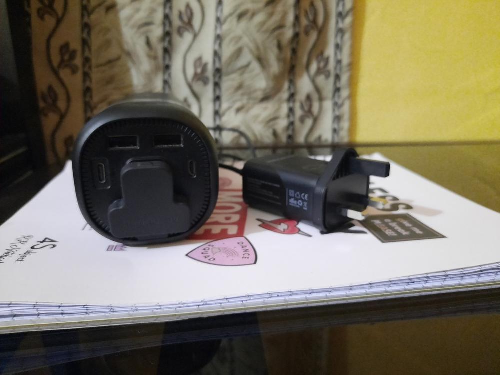 Travel Powerbank & AC Outlet 20100 mAh - RP-PB105 - UK Plug - Black by Ravpower - Customer Photo From Ahmed Waleed
