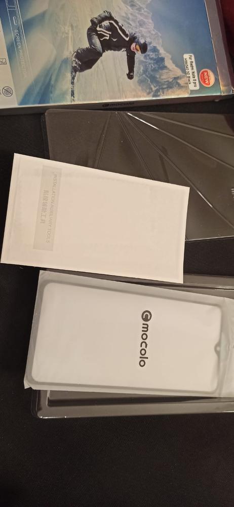 Redmi Note 8 Pro Glass Protector Full Glue Edge to Edge Tempered - Black - Customer Photo From Mashhadi